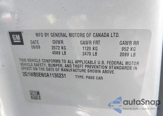 2G1WB5EN0A1136231: 41770548