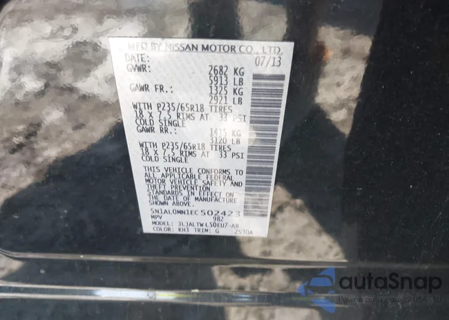 5N1AL0MN1EC502423: 41771948