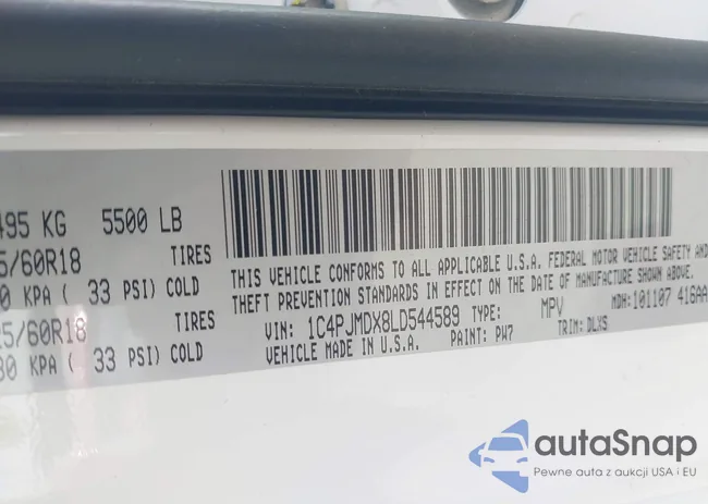 1C4PJMDX8LD544589: 41772901