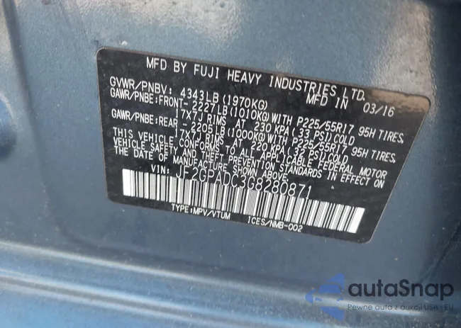 JF2GPADC3G8280871: 41773418