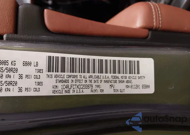 1C4RJFCTXCC233979: 41775484