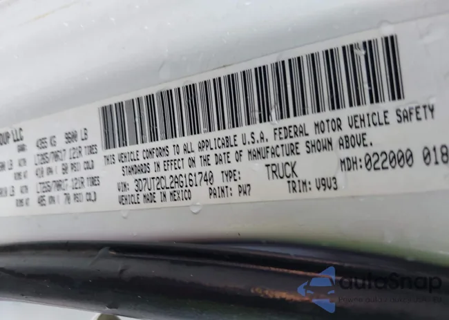 3D7UT2CL2AG161740: 41775687