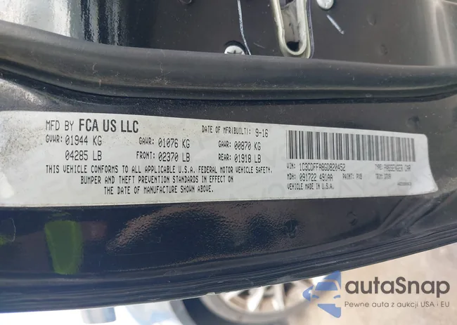 1C3CDFFA8GD820452: 41778857