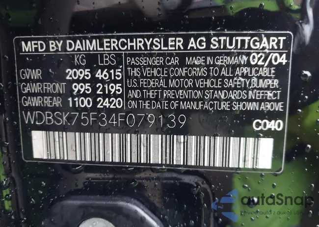 WDBSK75F34F079139: 41778245