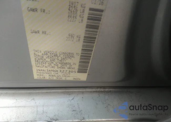 1N4AL3AP6GN327305: 41779575