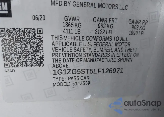 1G1ZG5ST5LF126971: 41782801