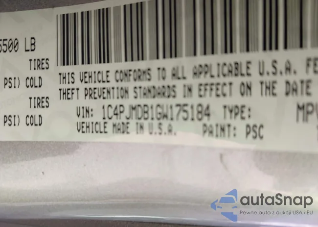 1C4PJMDB1GW175184: 41783596