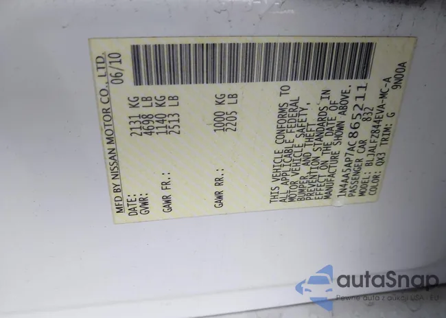 1N4AA5AP7AC865211: 41783071