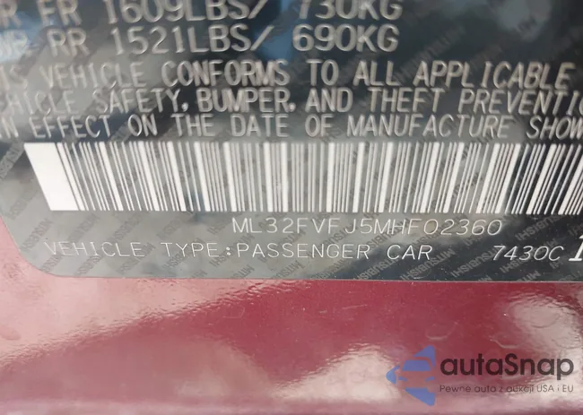 ML32FVFJ5MHF02360: 41785014