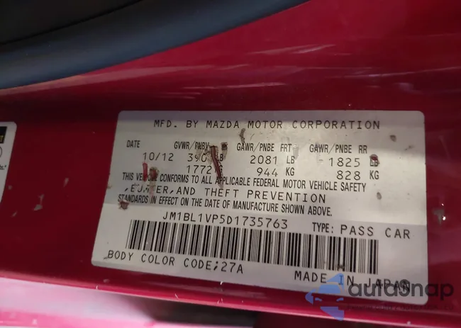 JM1BL1VP5D1735763: 41785077