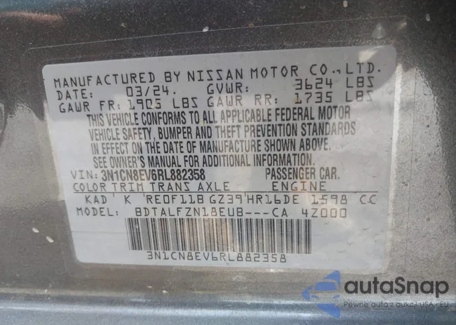 3N1CN8EV6RL882358: 41787619