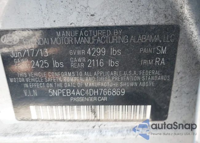 5NPEB4AC4DH766869: 41789640