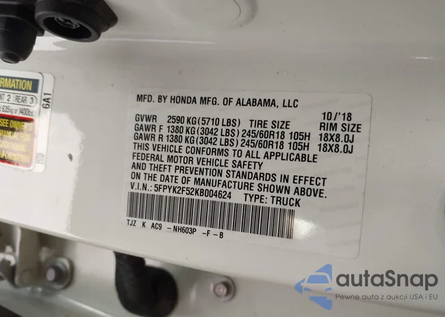 5FPYK2F52KB004624: 41789190