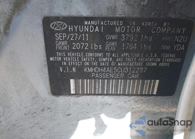 KMHDH4AE5CU312237: 41790391