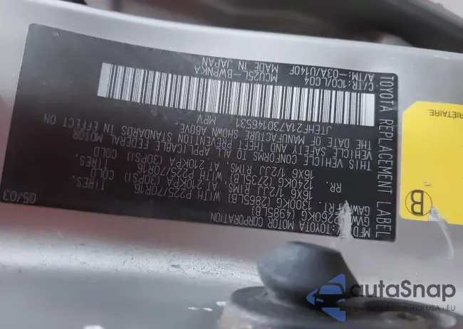 JTEHF21A730146531: 41790625