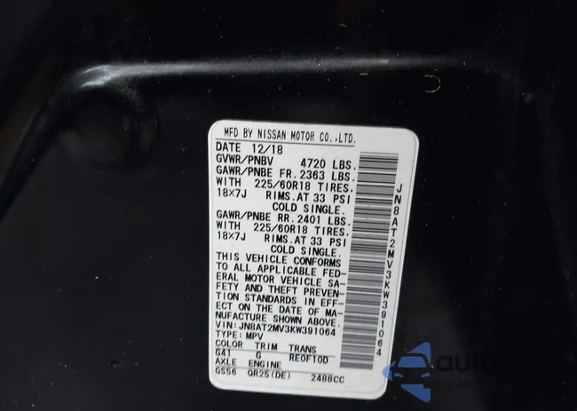 JN8AT2MV3KW391064: 41790940