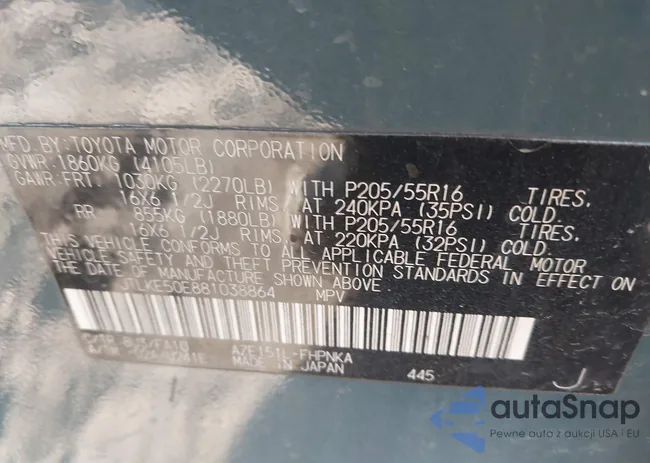 JTLKE50E881038864: 41790087