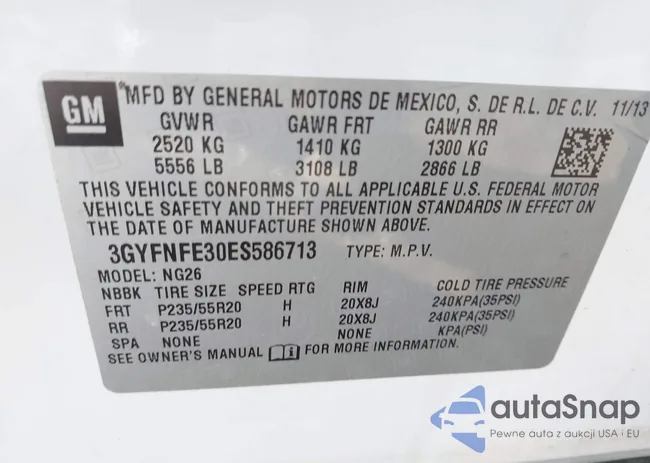 3GYFNFE30ES586713: 41791356