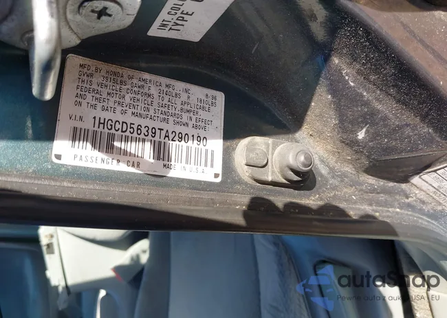 1HGCD5639TA290190: 41792099