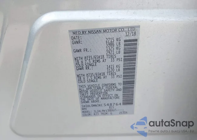 5N1DL0MN3KC548764: 41794171