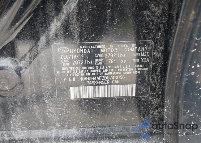 KMHDH4AE2DU740056: 41796444