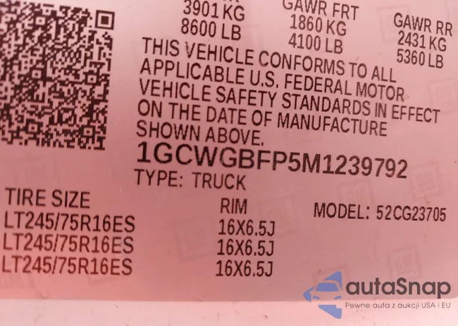 1GCWGBFP5M1239792: 41796457