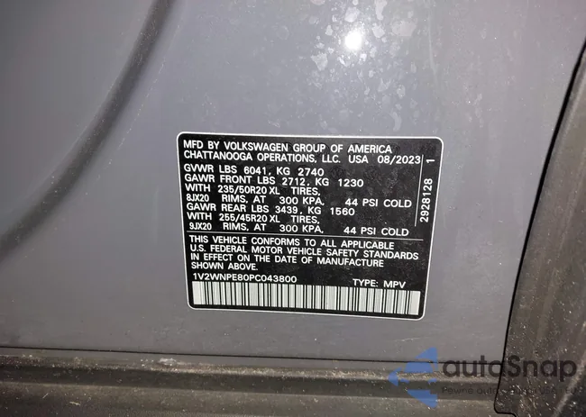 1V2WNPE80PC043800: 41796950