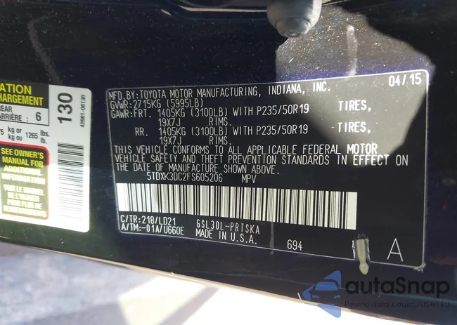 5TDXK3DC2FS605206: 41797833