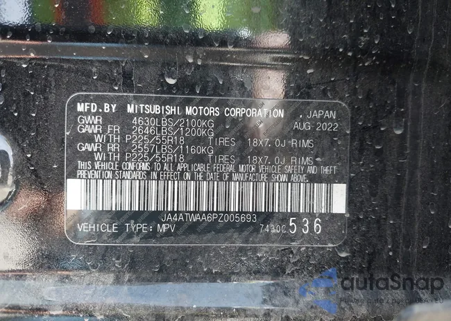 JA4ATWAA6PZ005693: 41799333