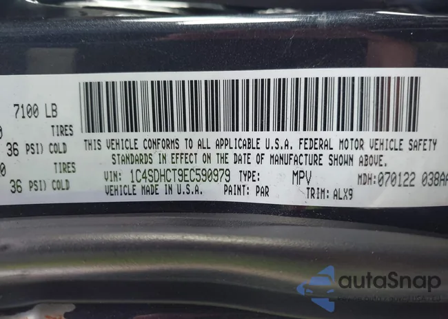 1C4SDHCT9EC590979: 41800082