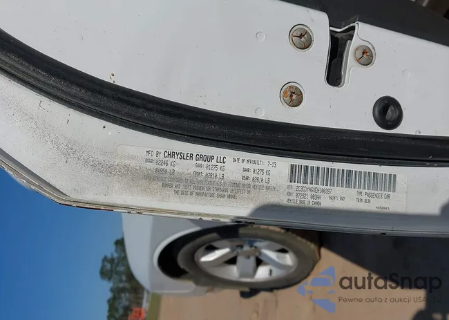 2C3CDYAGXEH100397: 41800216