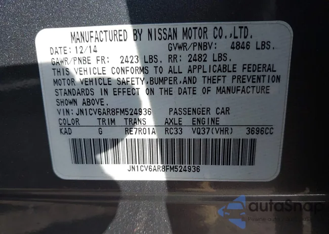 JN1CV6AR8FM524936: 41801539