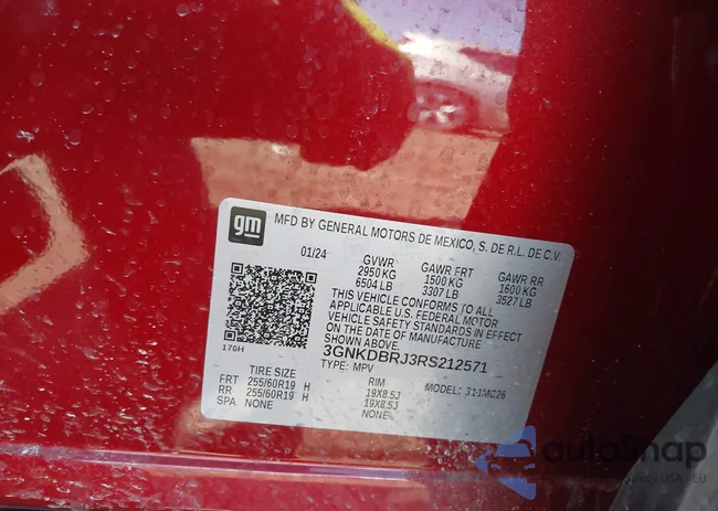 3GNKDBRJ3RS212571: 41802071