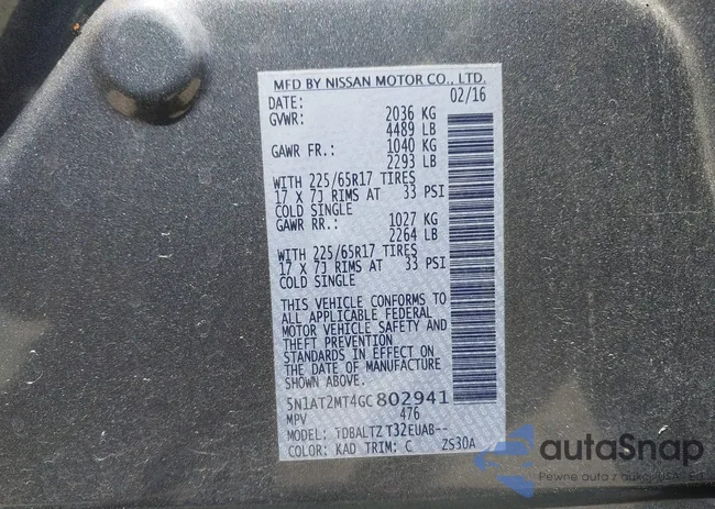 5N1AT2MT4GC802941: 41803417