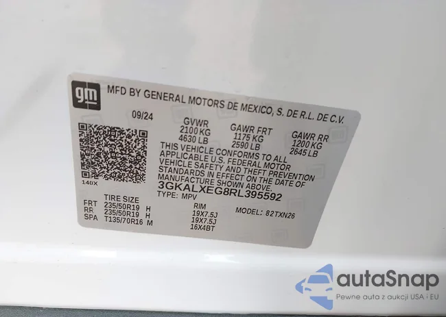 3GKALXEG8RL395592: 41803452