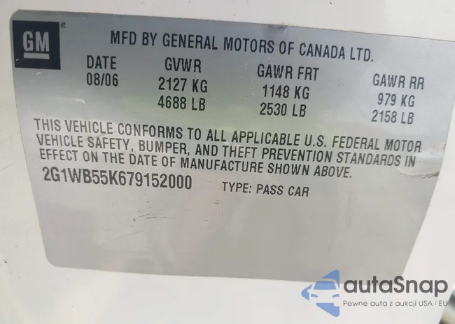 2G1WB55K679152000: 41804733