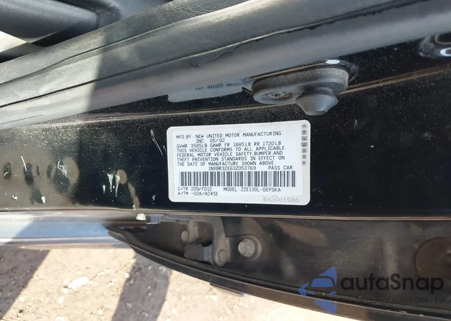 1NXBR32E63Z053769: 41804198