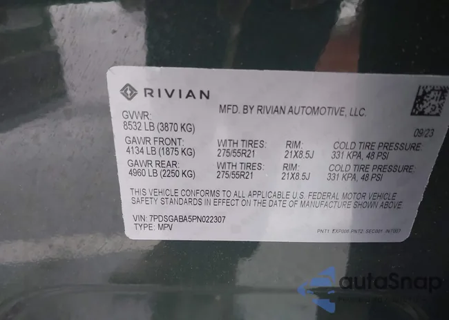 7PDSGABA5PN022307: 41806548