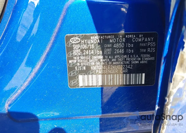 KMTG34LE2KU022342: 41806699