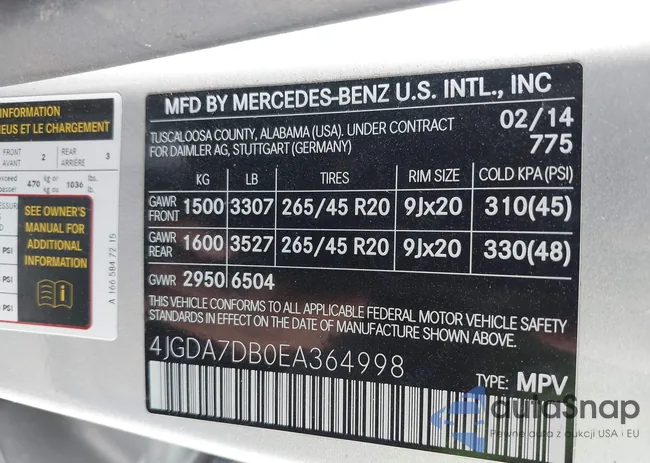 4JGDA7DB0EA364998: 41806211