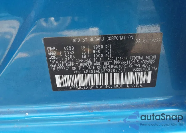 4S3GTAB63P3703761: 41806243