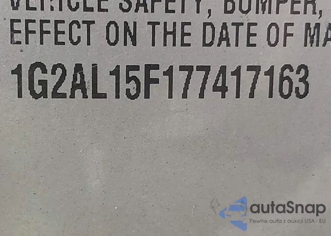 1G2AL15F177417163: 41809412