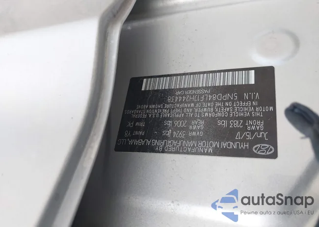 5NPD84LF1JH244438: 41809499