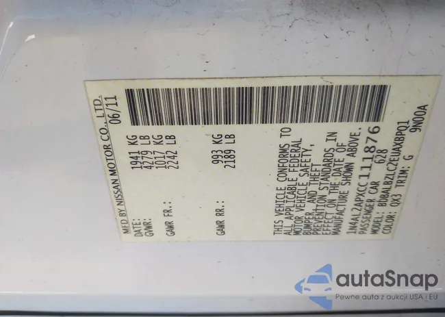 1N4AL2APXCC111876: 41808980