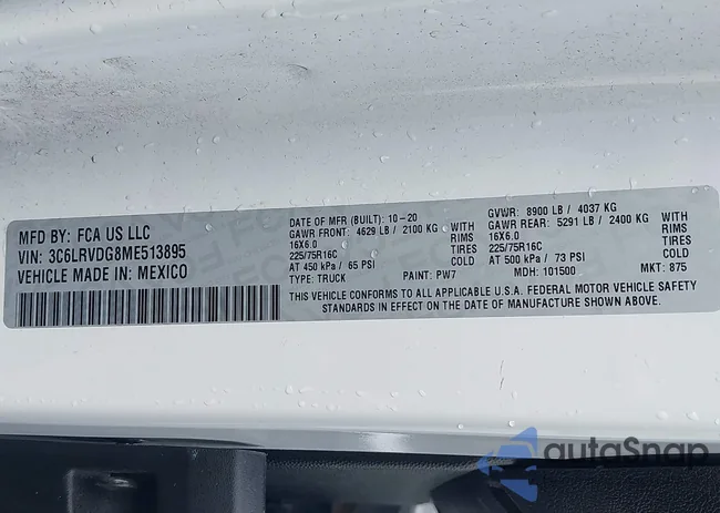 3C6LRVDG8ME513895: 41810601