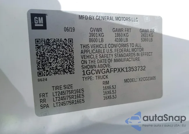 1GCWGAFPXK1353732: 41810956