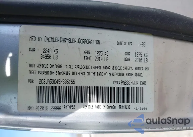 2C3JA53G45H635155: 41810960