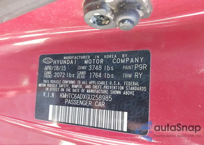 KMHTC6ADXGU258985: 41812743