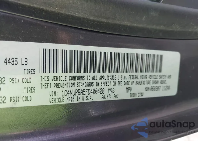 1C4NJPBA5FD400428: 41814600
