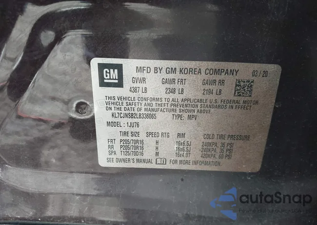 KL7CJNSB2LB336065: 41814876